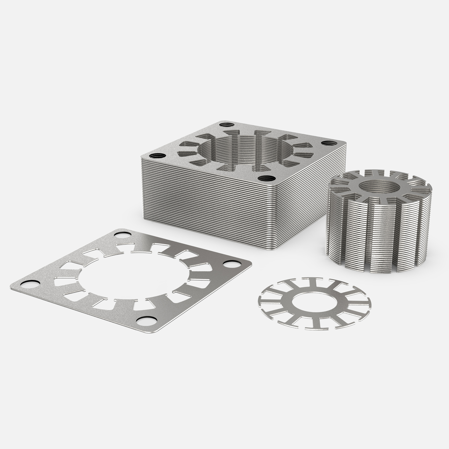 Stator-and-rotor-sheets-additively-manufactured